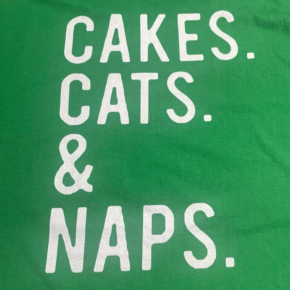 Cakes Cats & Naps Tee